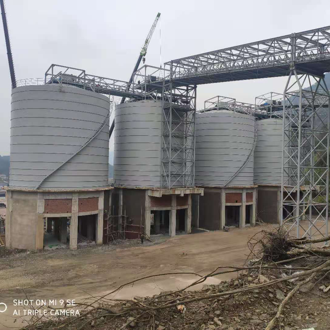 河池3000吨骨料钢板库